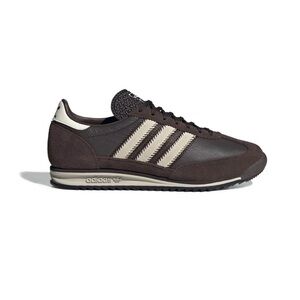BNIB adidas Brown Leather & Suede Sneaker with Cream Stripes SL 72 OG